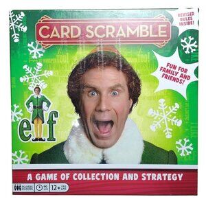 Elf Card Scramble Board Game Strategy and Collection Family Fun Ages 12+